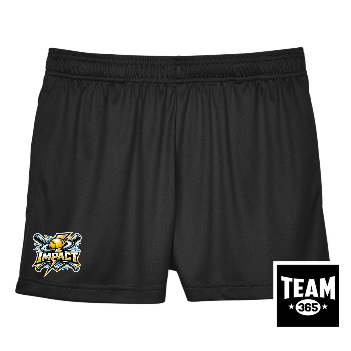 Team 365 TT11SHW Women's Zone Performance Short - Impact Softball - Massachusetts
