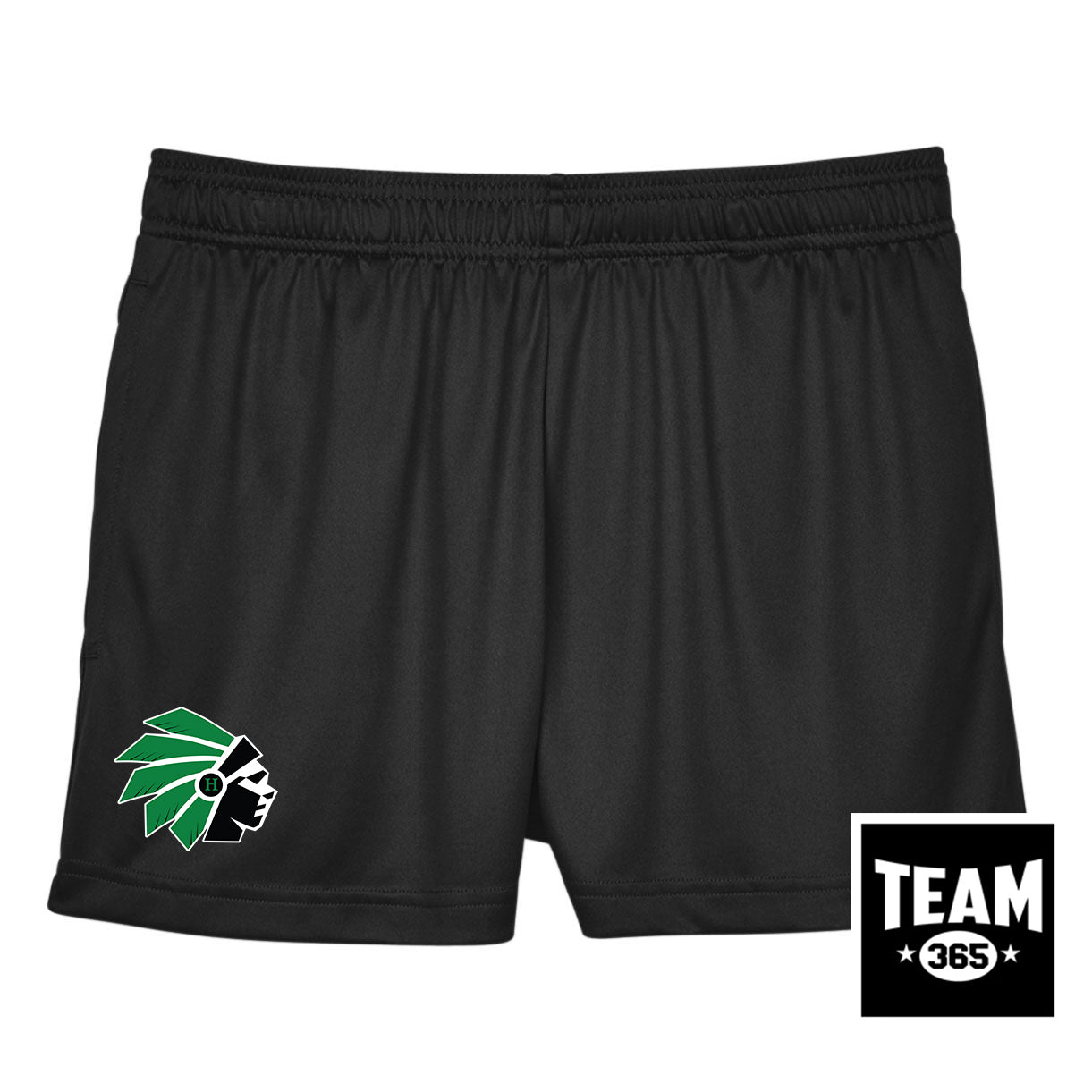 Team 365 TT11SHW Women's Zone Performance Short - Hopatcong Warriors Football & Cheer