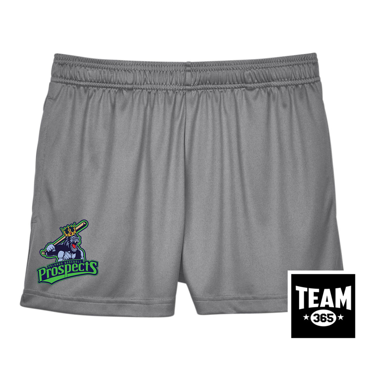 Team 365 TT11SHW Women's Zone Performance Short - OBP Gorilla Kings
