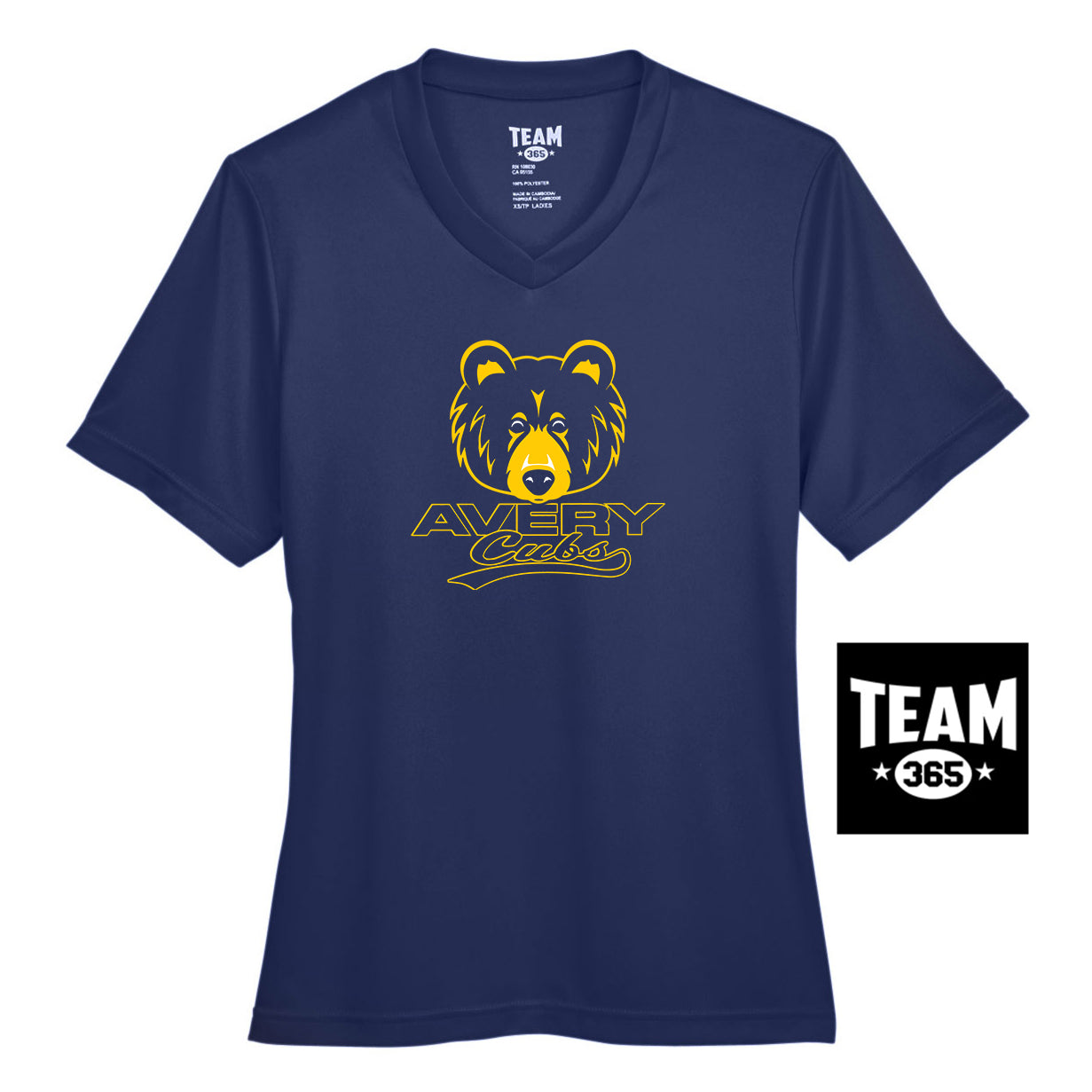 Team 365 TT11W Women's Zone Performance T-Shirt - Avery Cubs