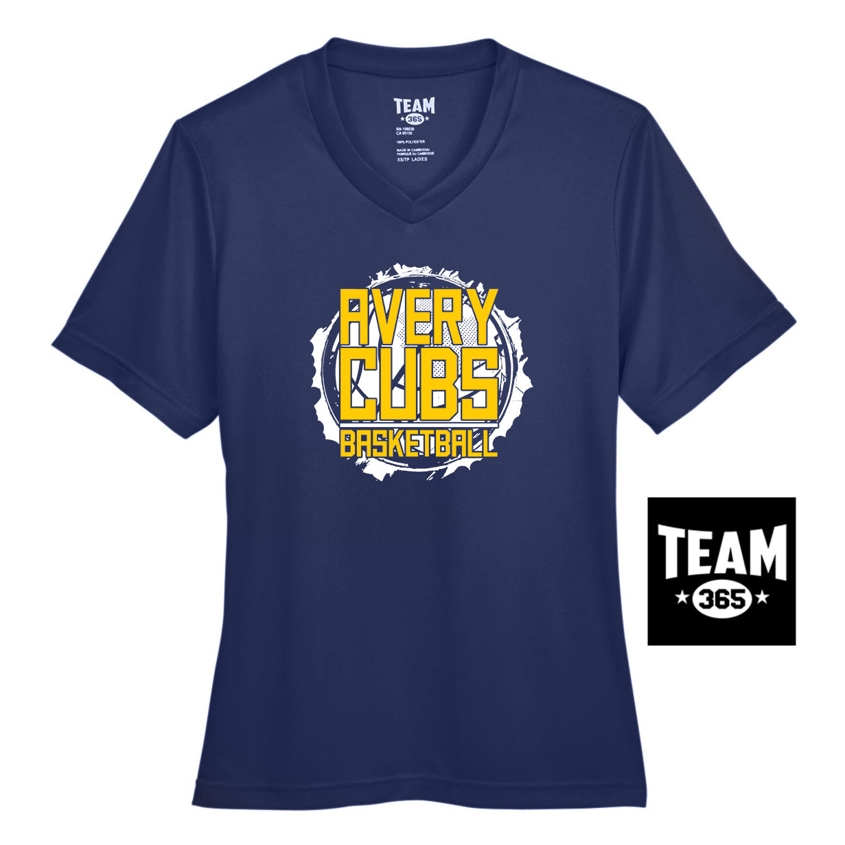 Team 365 TT11W Women's Zone Performance T-Shirt - Avery Cubs