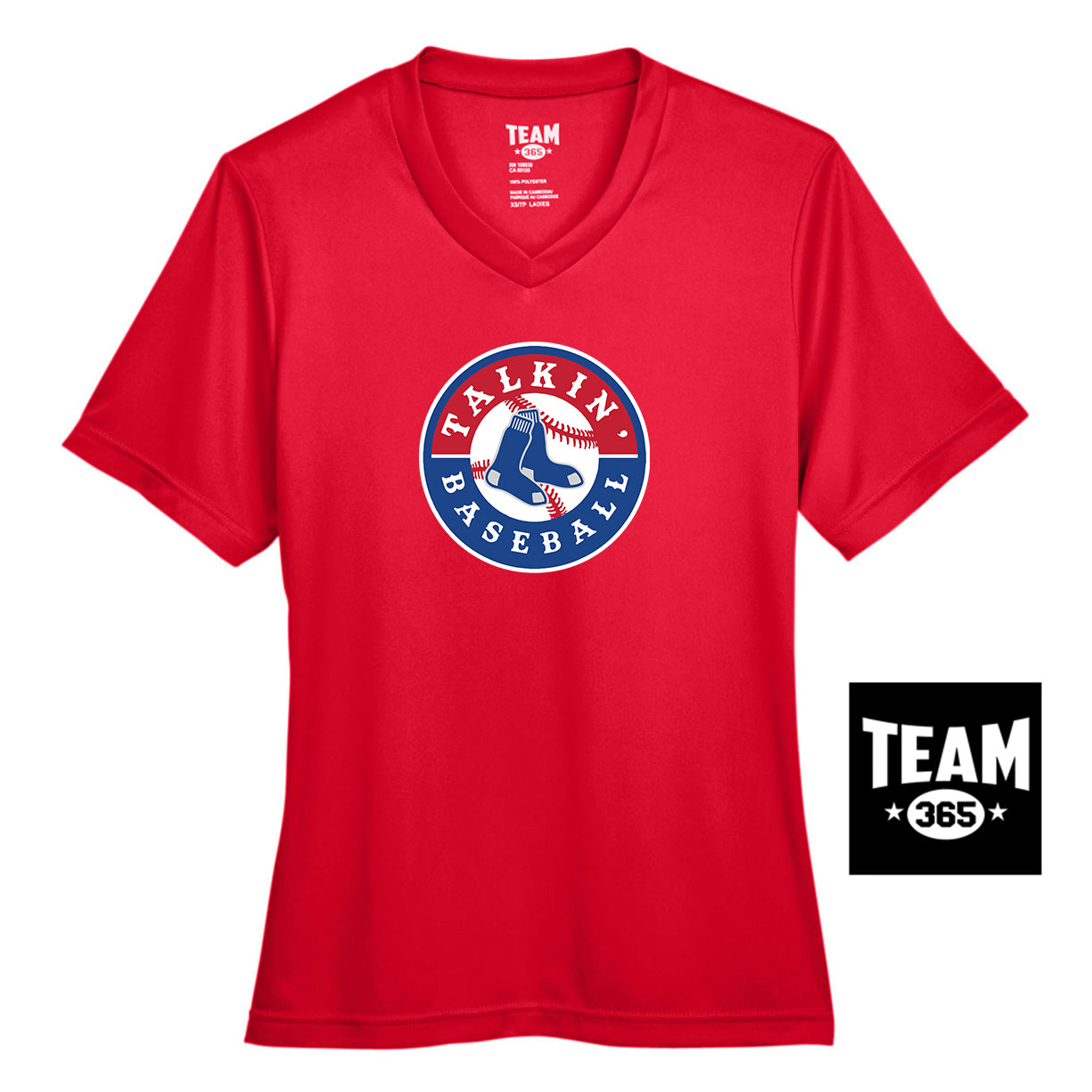 Team 365 TT11W Women's Zone Performance T-Shirt - Talkin Baseball
