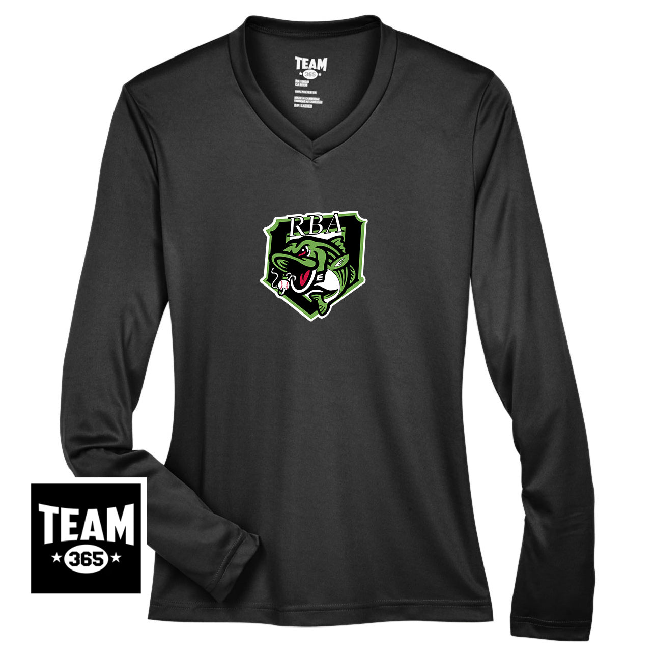 Team 365 TT11WL Women's Zone Performance Long-Sleeve T-Shirt - RBA Stripers Baseball