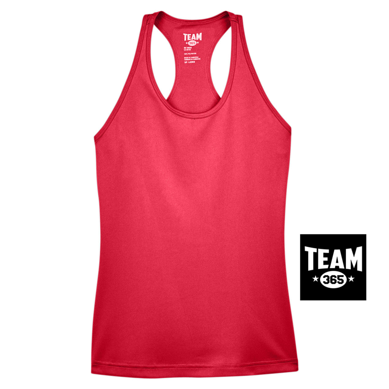 DIY - Team 365 TT11WRC Women's Zone Performance Racerback Tank