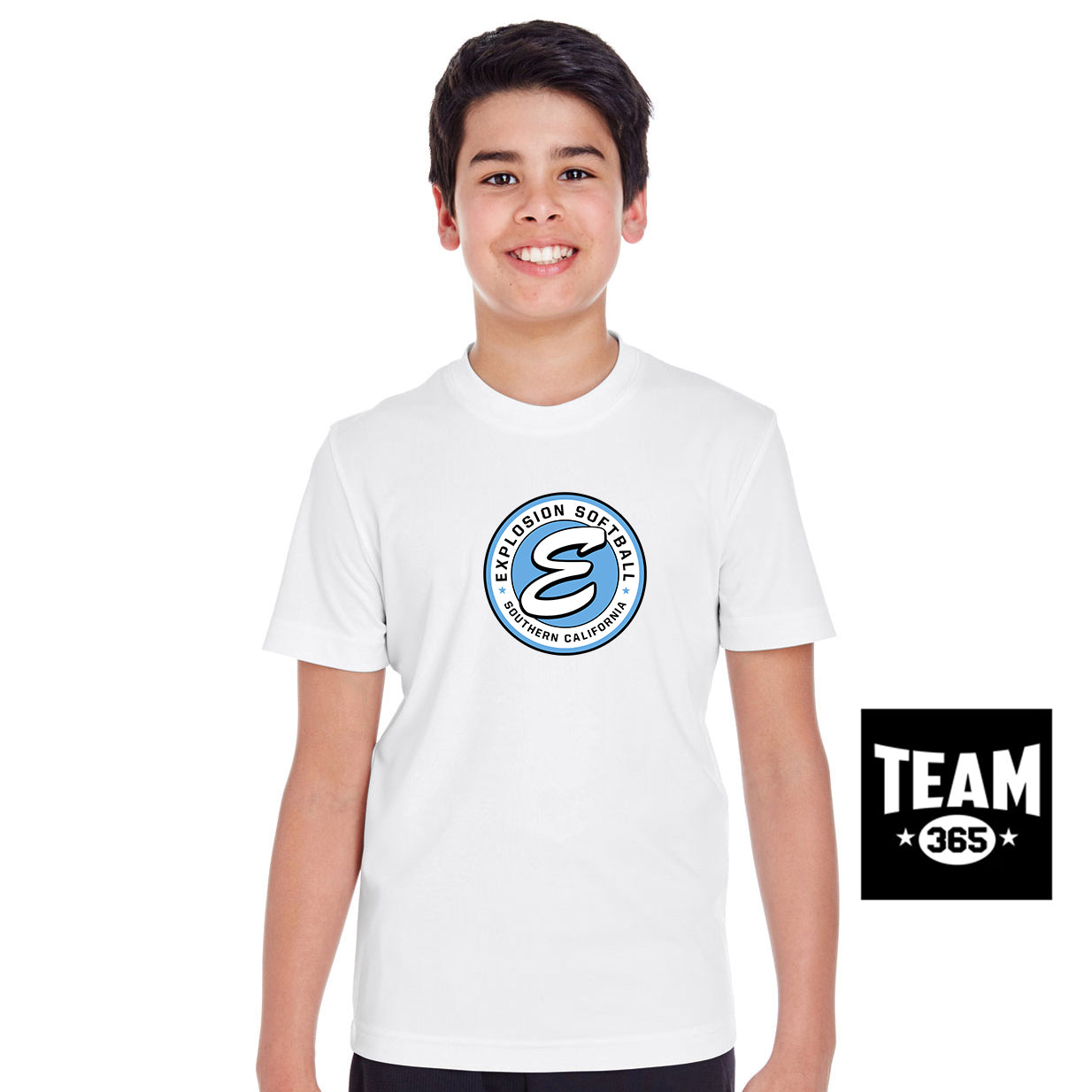 Team 365 TT11Y Youth Zone Performance T-Shirt - Explosion Softball