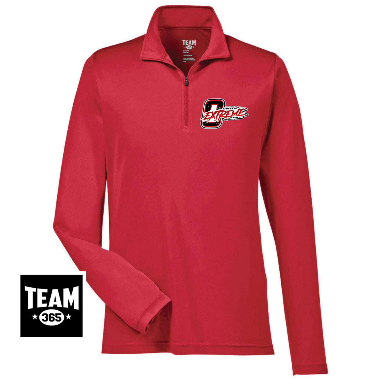 Team 365 TT31 Men's Zone Performance Quarter-Zip - Oviedo Extreme Softball
