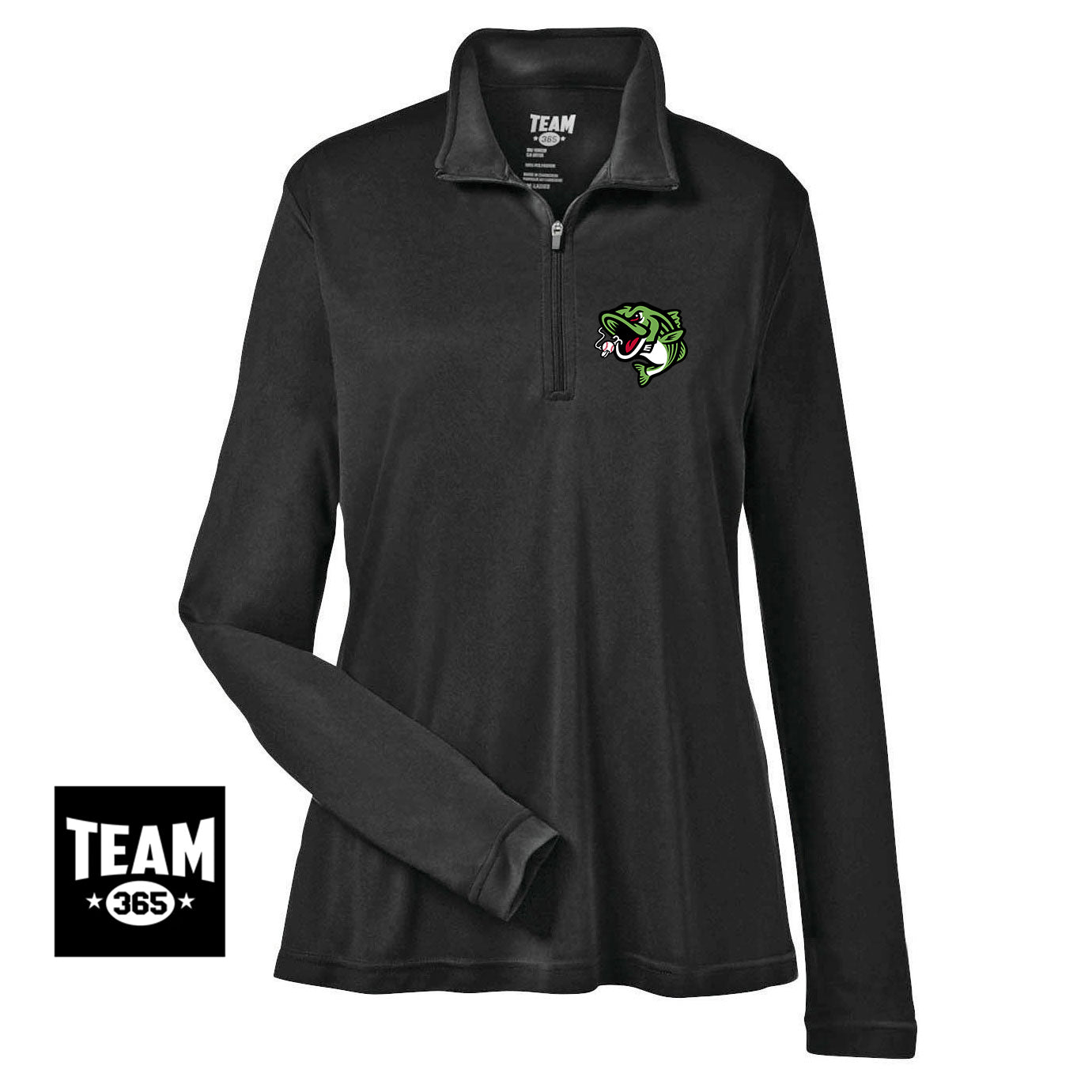 Team 365 TT31W Women's Zone Performance Quarter-Zip - RBA Stripers Baseball