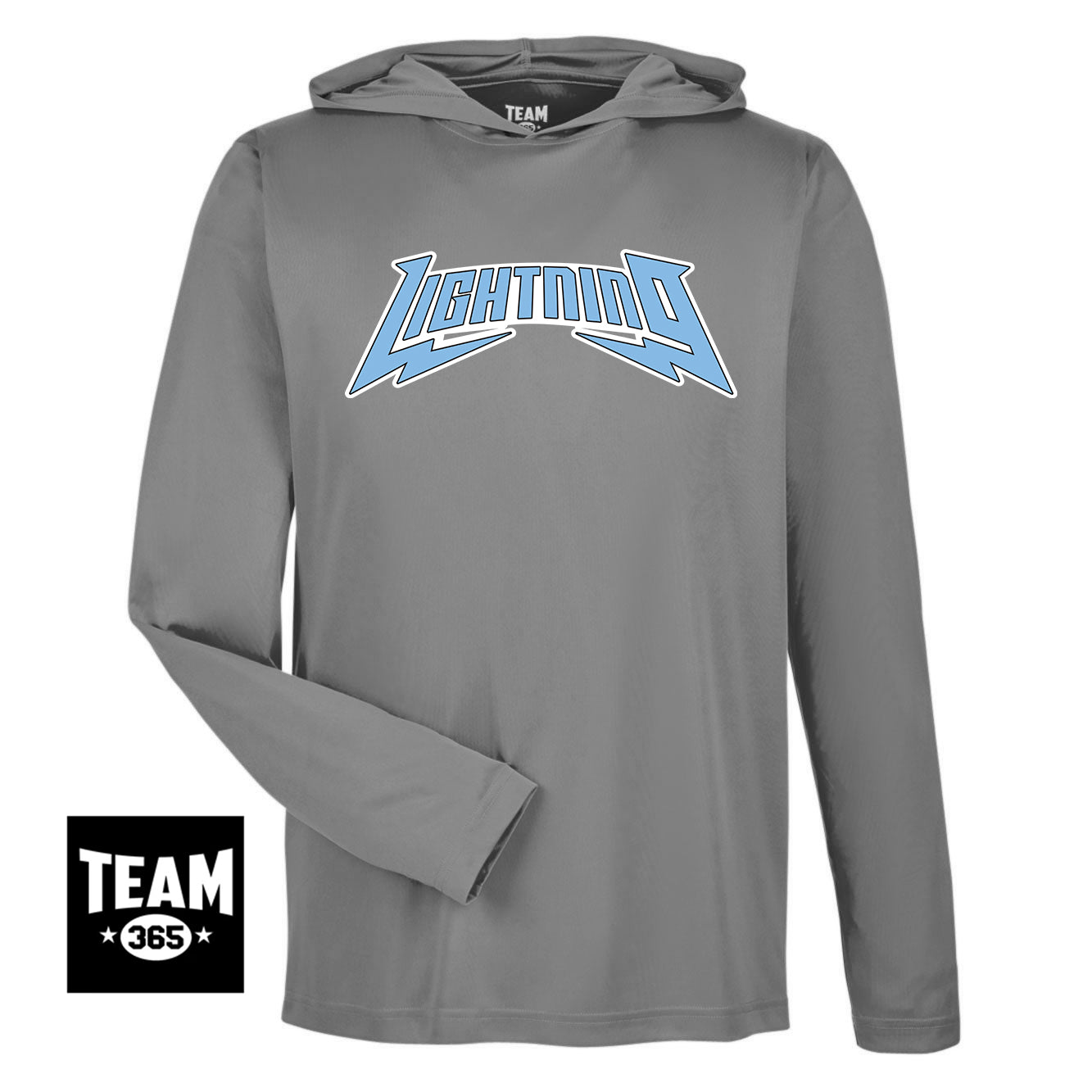 Team 365 TT41 Men's Zone Performance Hoodie - Lightning Baseball