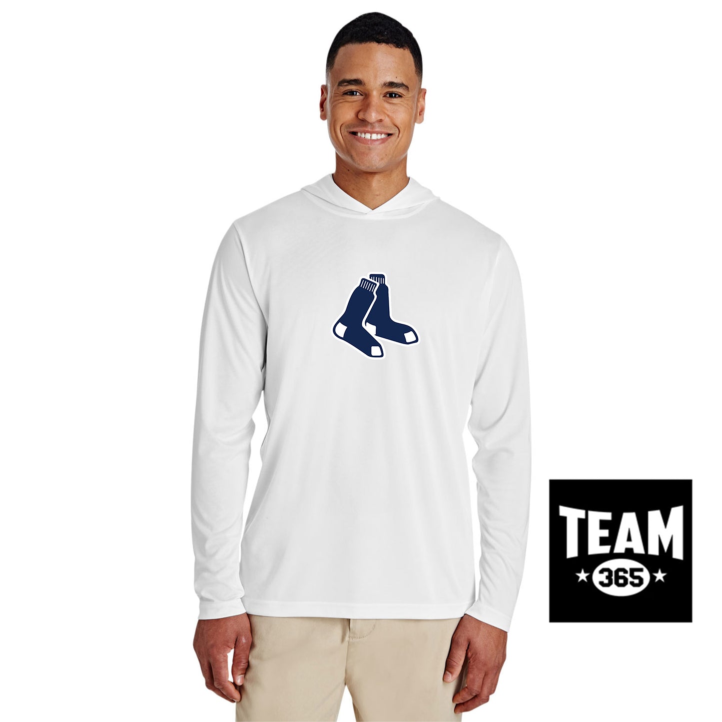 Team 365 TT41 Men's Zone Performance Hoodie - Blue Sox
