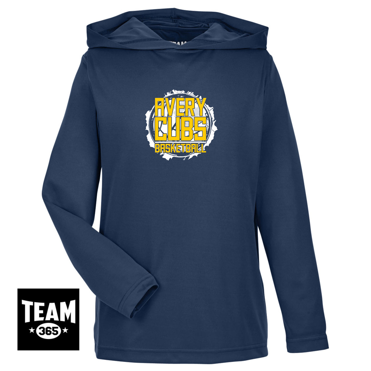 Team 365 TT41Y Youth Zone Performance Hoodie - Avery Cubs