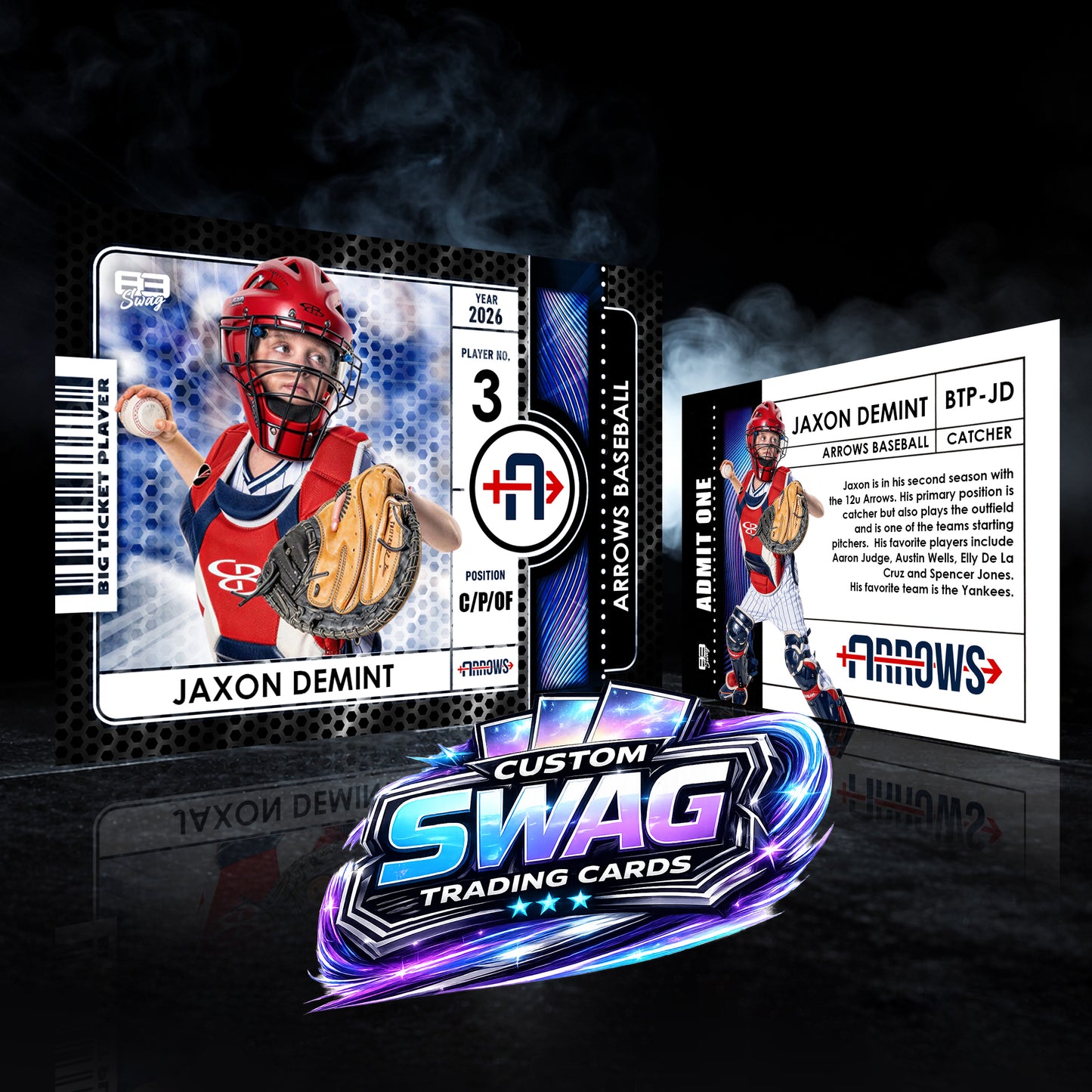 BIG TICKET PLAYER - Custom Trading Card