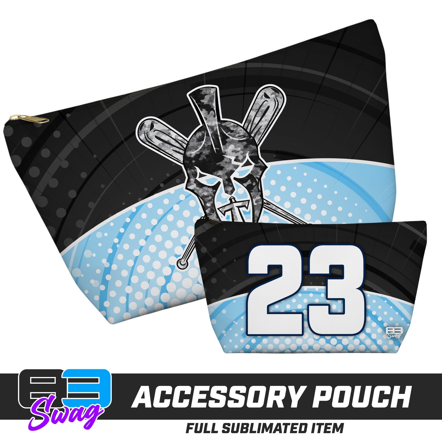 CUSTOM - 7"x12" Accessory Pouch w T-bottom - St. Johns Titans Baseball