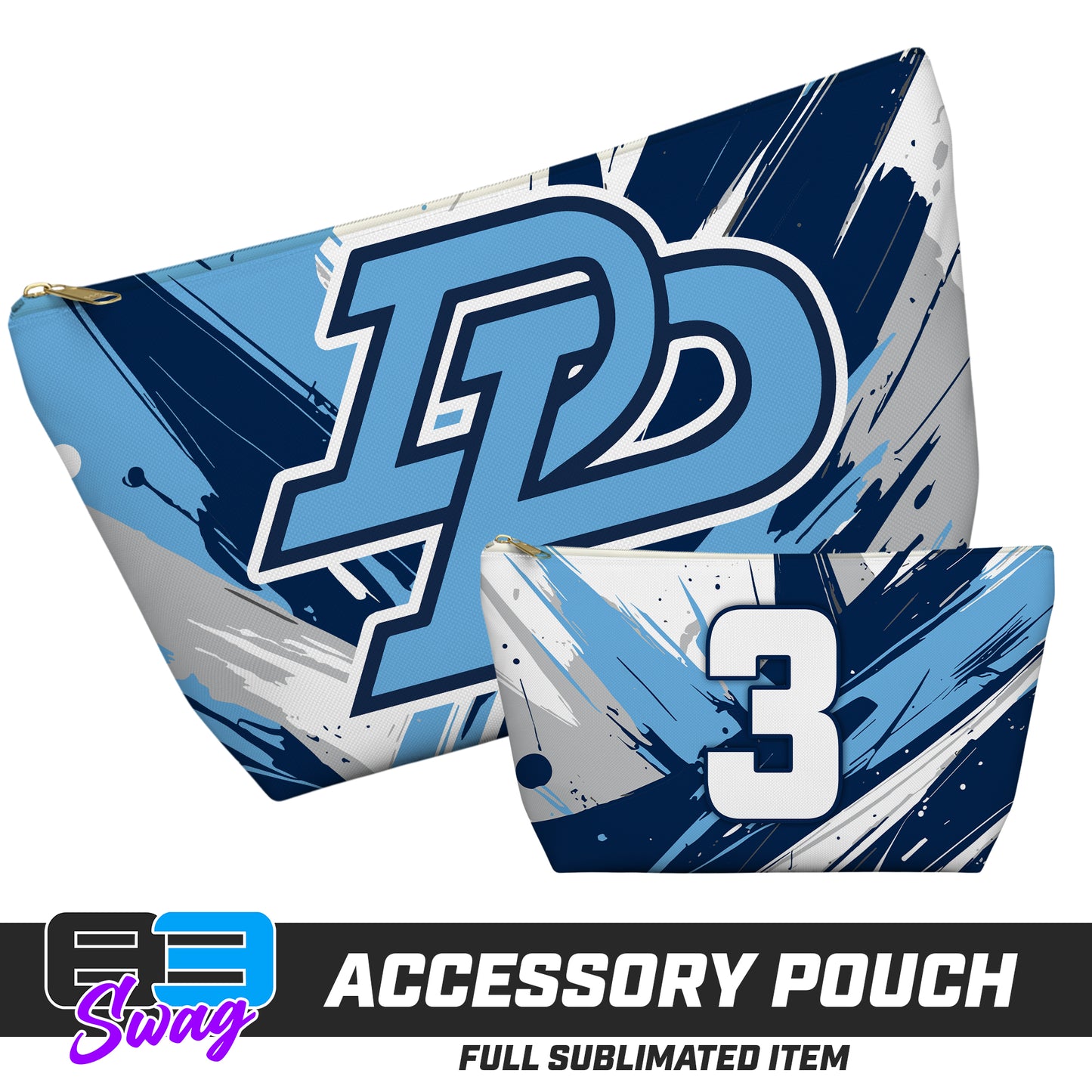 7"x12" Accessory Pouch w T-bottom - Dr Phillips All Stars Baseball v.26