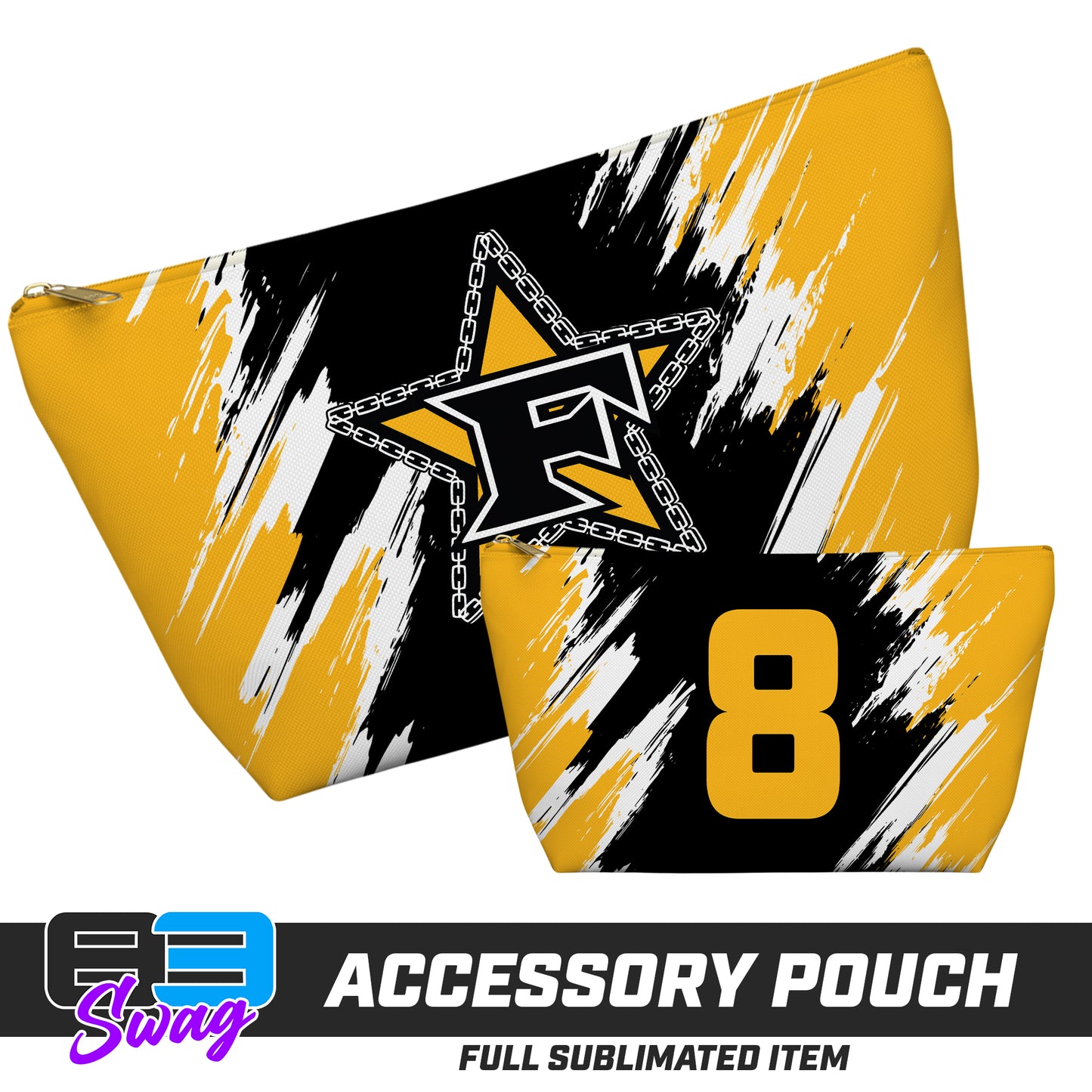 7"x12" Accessory Pouch w T-bottom - 5 Star Mafia Baseball