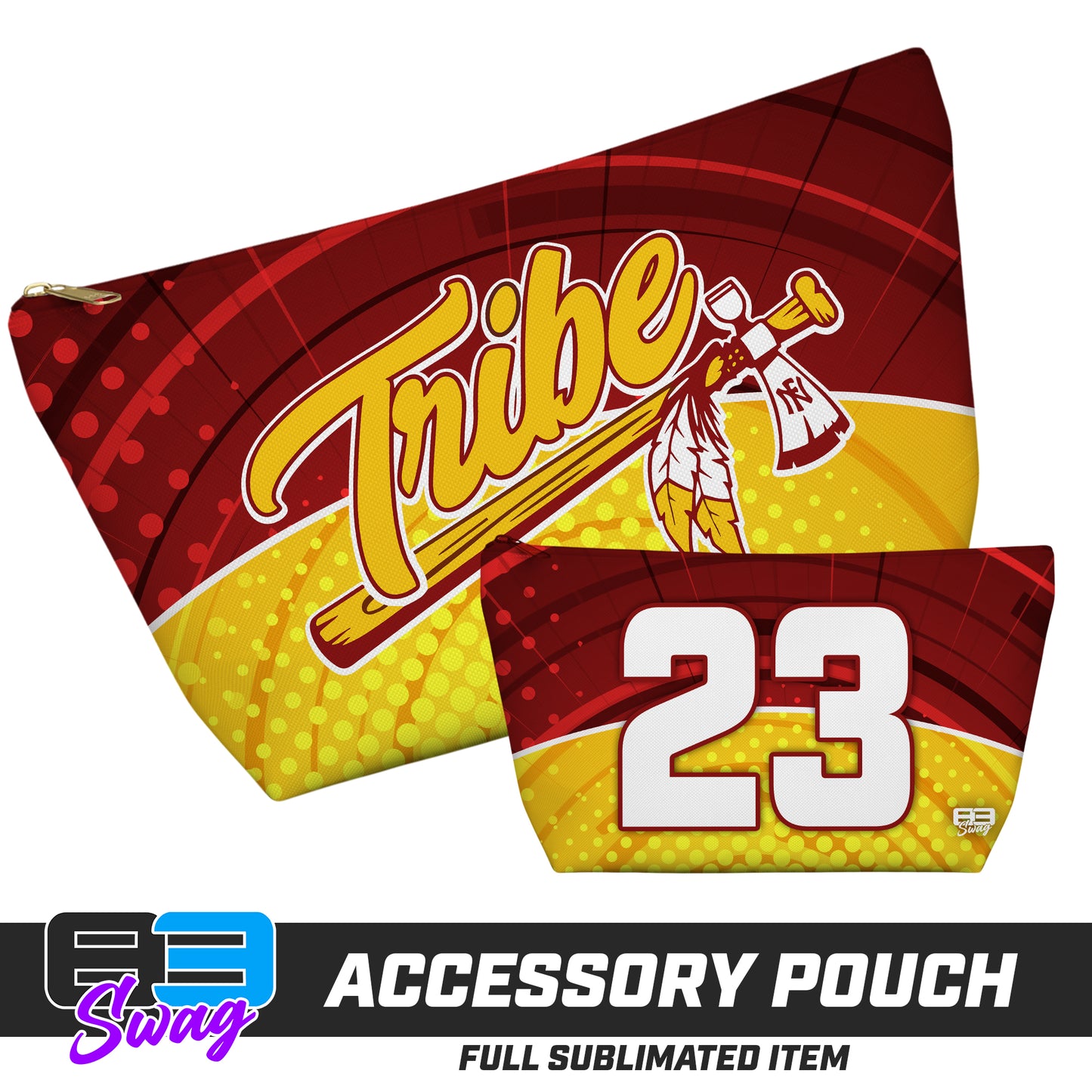 CUSTOM - 7"x12" Accessory Pouch w T-bottom - North Florida Tribe