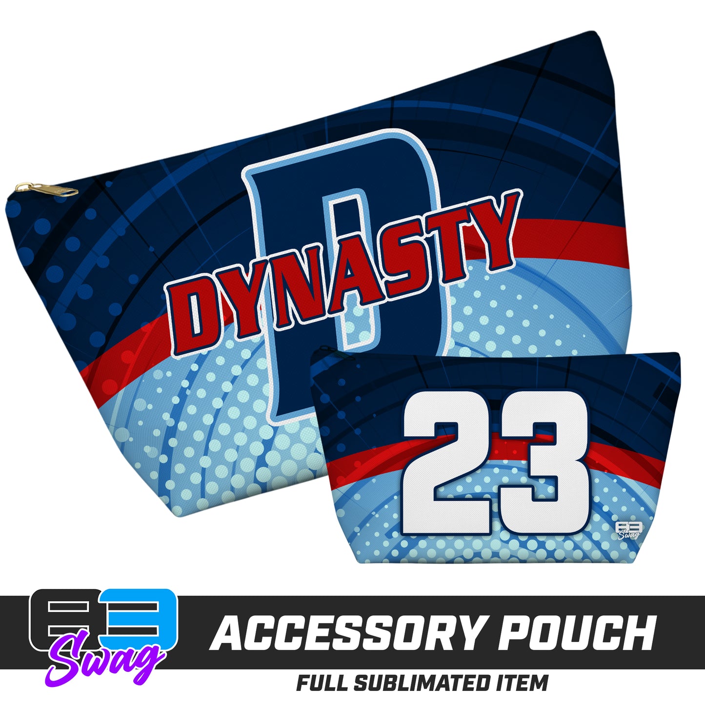 CUSTOM - 7"x12" Accessory Pouch w T-bottom - North Florida Dynasty
