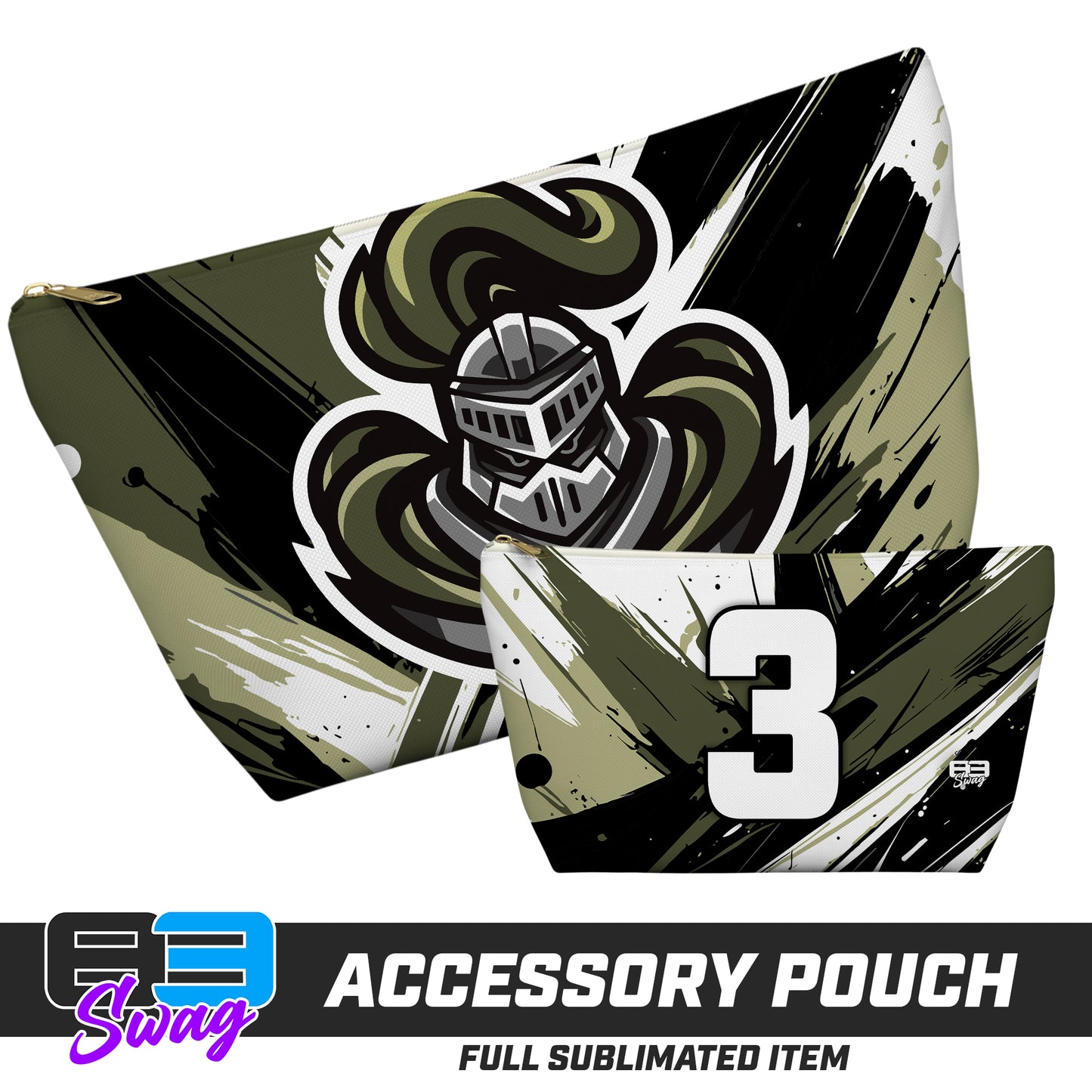 7"x12" Accessory Pouch w T-bottom - Crusaders Baseball