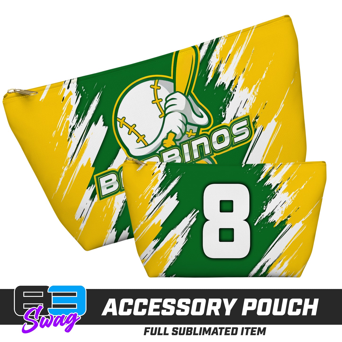 7"x12" Accessory Pouch w T-bottom - Bambinos Baseball