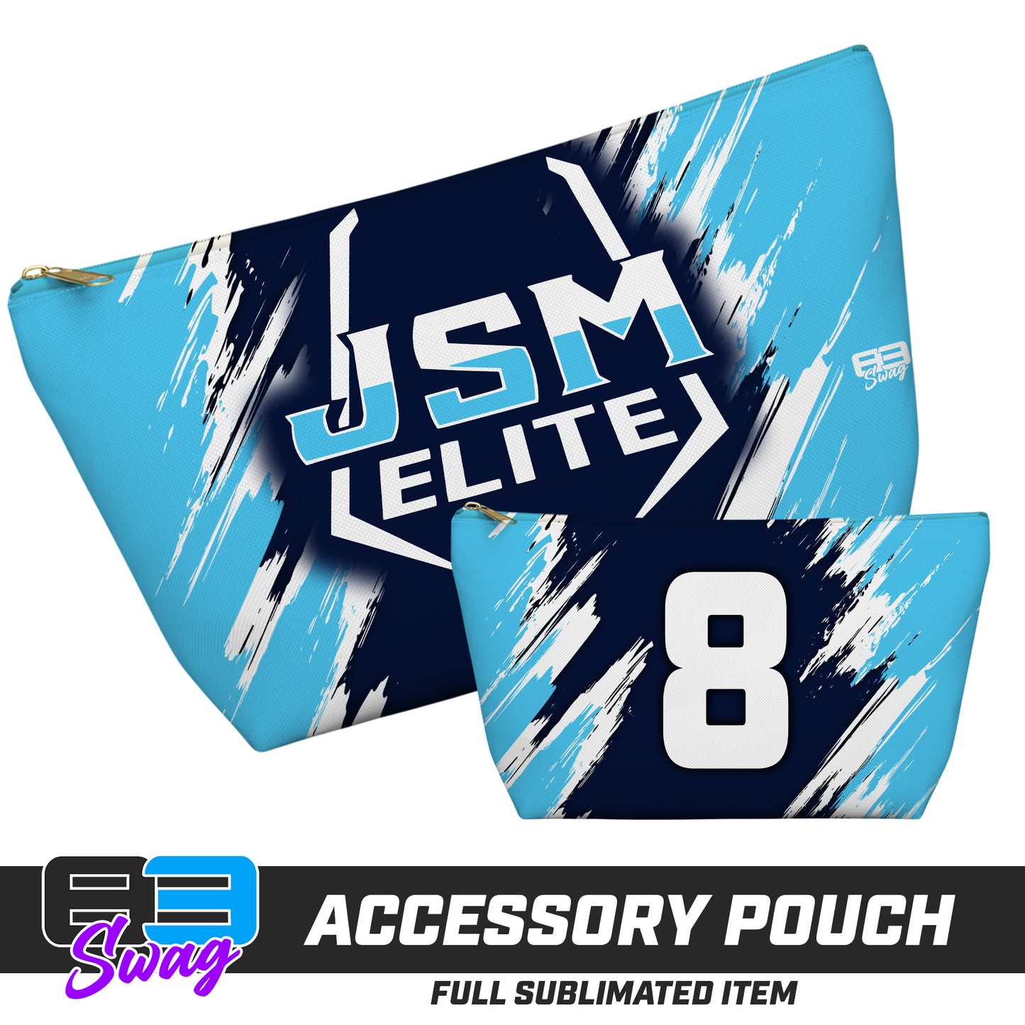 7"x12" Accessory Pouch w T-bottom - JSM ELITE Baseball