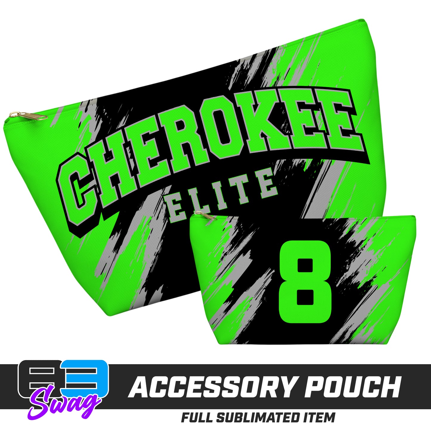 7"x12" Accessory Pouch w T-bottom - Cherokee Elite Baseball
