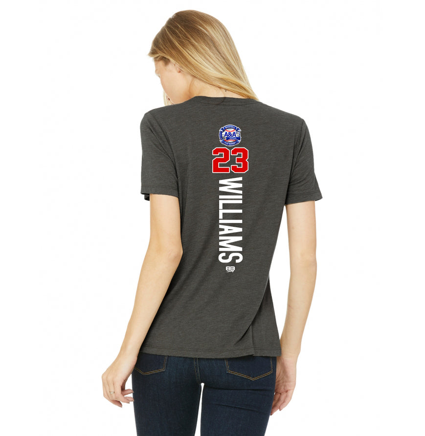 Bella + Canvas B6400 Women's Relaxed Jersey Short-Sleeve T-Shirt - A&A Baseball Elite