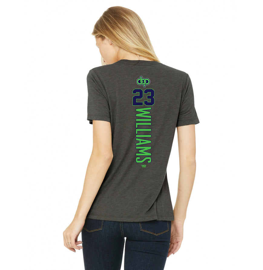 Bella + Canvas B6400 Women's Relaxed Jersey Short-Sleeve T-Shirt - OBP War Hogs