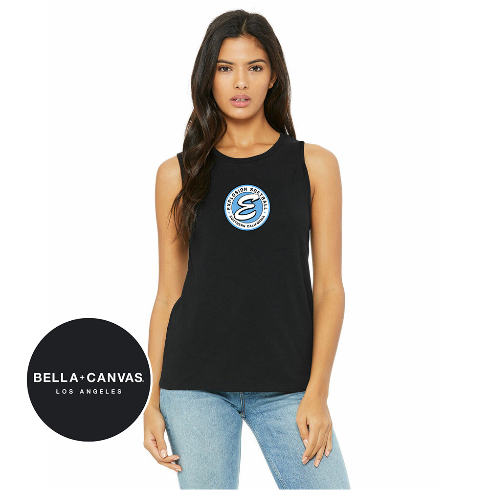 Bella + Canvas B6003 Women's Jersey Muscle Tank - Explosion Softball