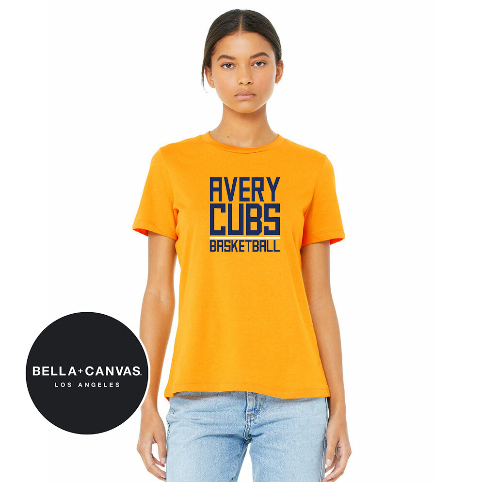 Bella + Canvas B6400 Women's Relaxed Jersey Short-Sleeve T-Shirt - Avery Cubs