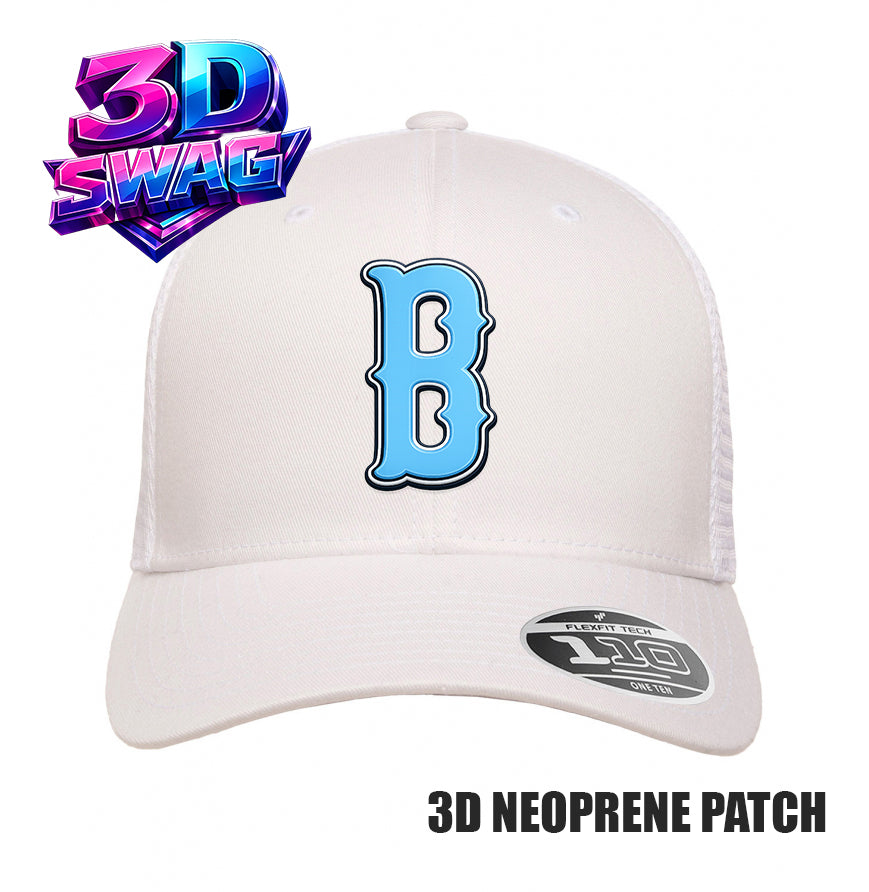 BLUECLAWS - 3D PATCH TEAM HATS - Flexfit 110M Mesh Hat