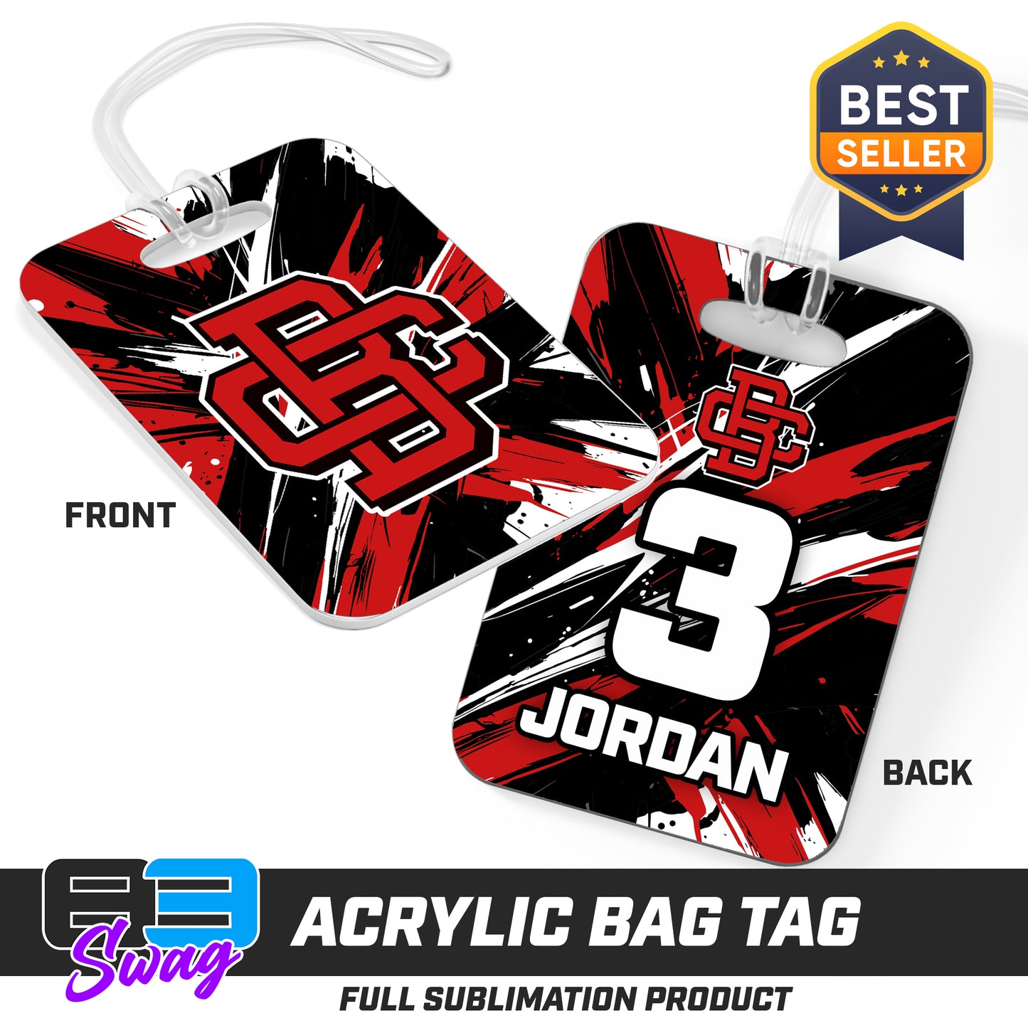 Double Sided Dog Tag - CBC Baseball