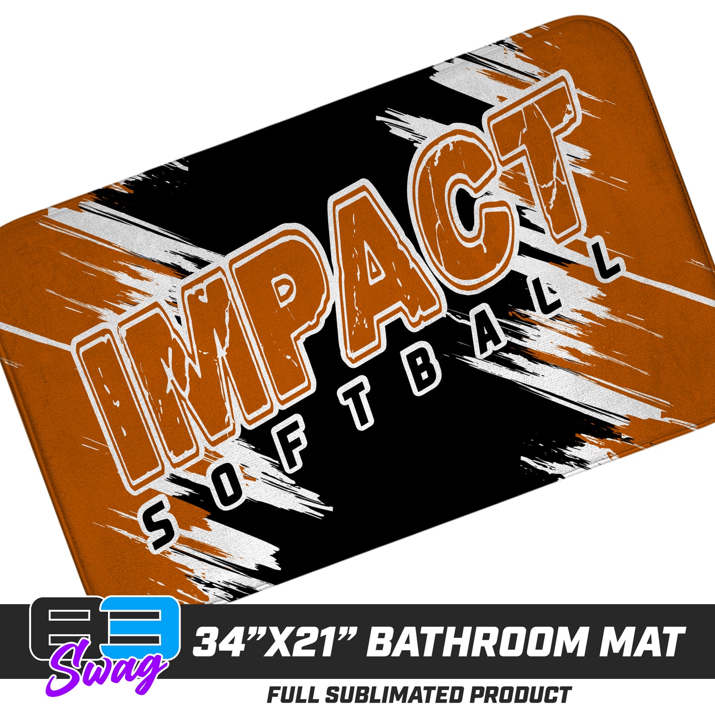21"x34" Microfiber Bath Mat - Impact Softball