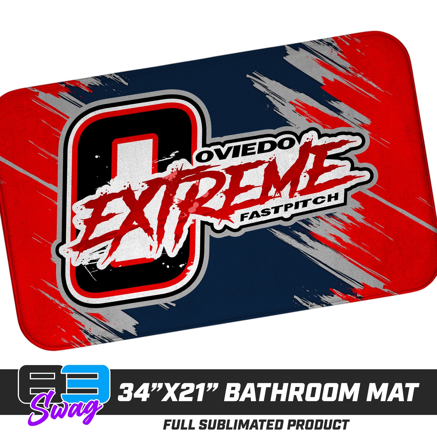 21"x34" Microfiber Bath Mat - Oviedo Extreme Softball