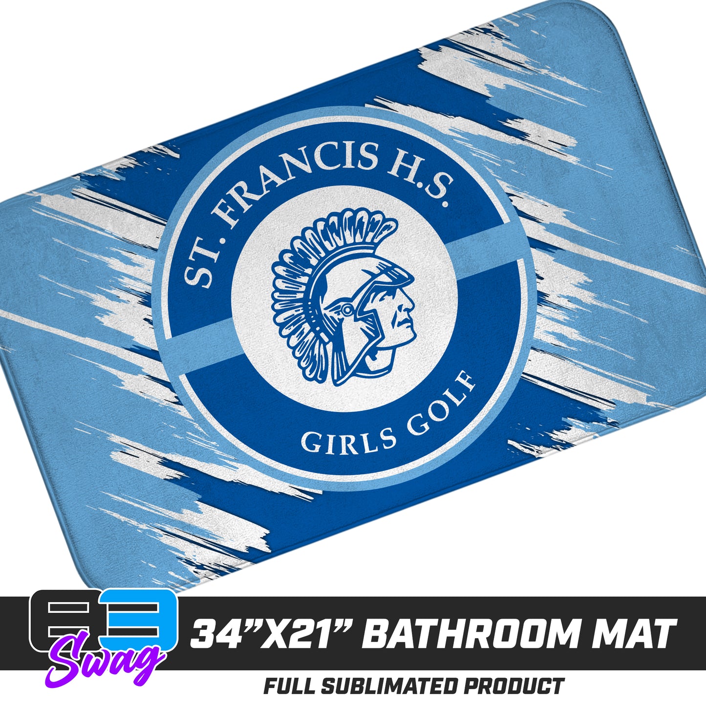 21"x34" Microfiber Bath Mat - St. Francis HS Girls Golf