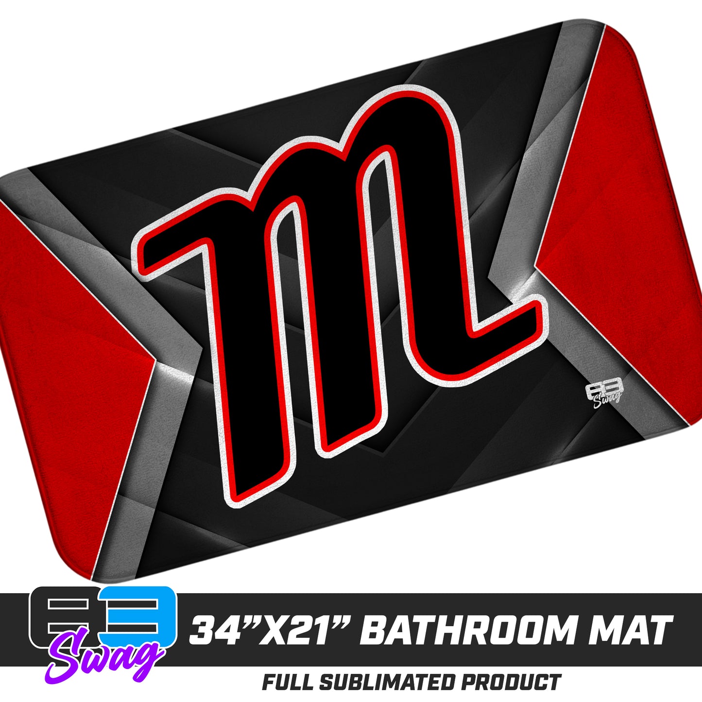 21"x34" Microfiber Bath Mat - SYA Mets V1