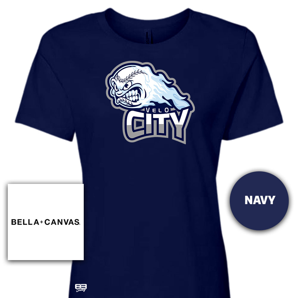 Bella + Canvas B6400 Women's Relaxed Jersey Short-Sleeve T-Shirt - Velocity Baseball