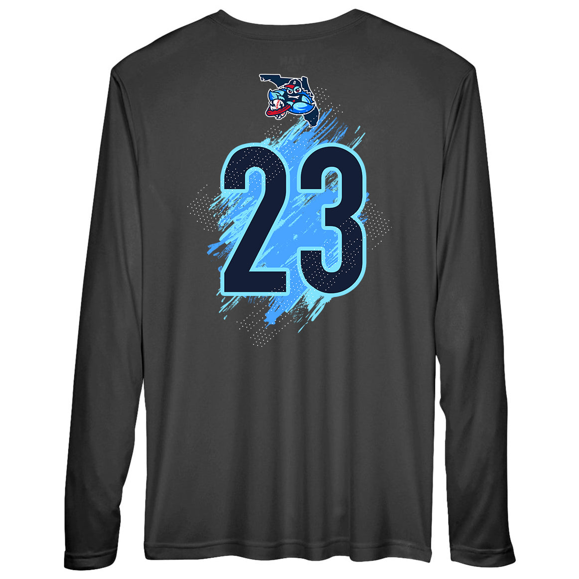 GLITCH - Team 365 Youth & Men's Zone Performance Long-Sleeve T-Shirt - FCA Blueclaws Baseball