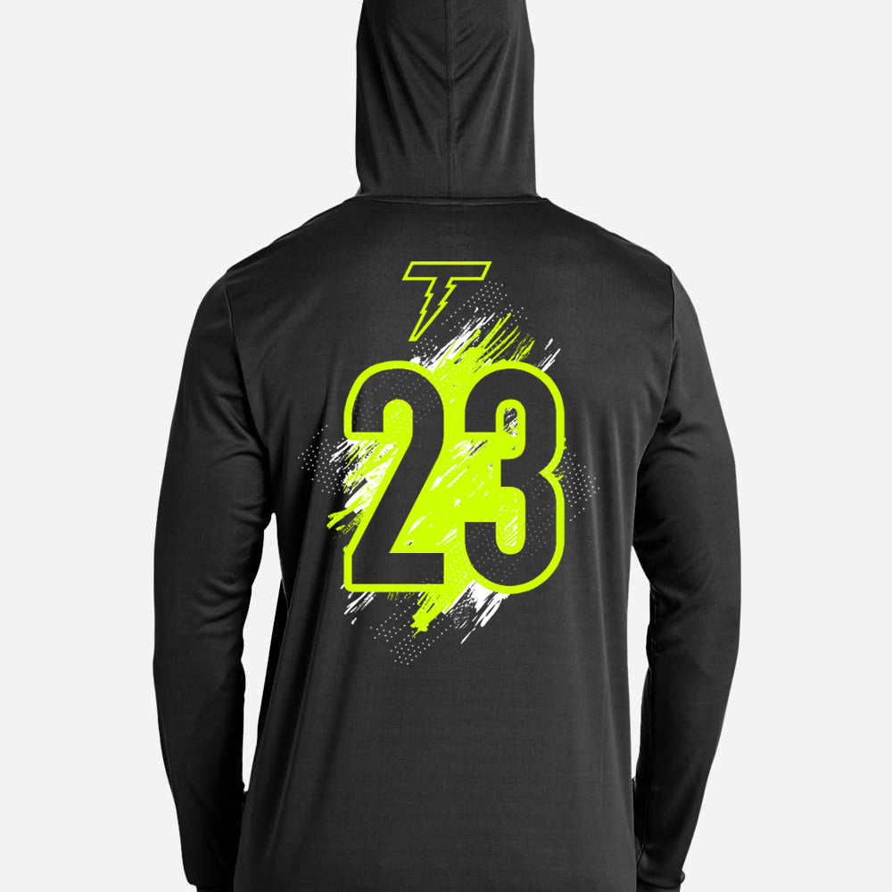 GLITCH - Team 365 Youth & Men's Zone Performance Hoodie - Ponte Vedra Thunder Baseball
