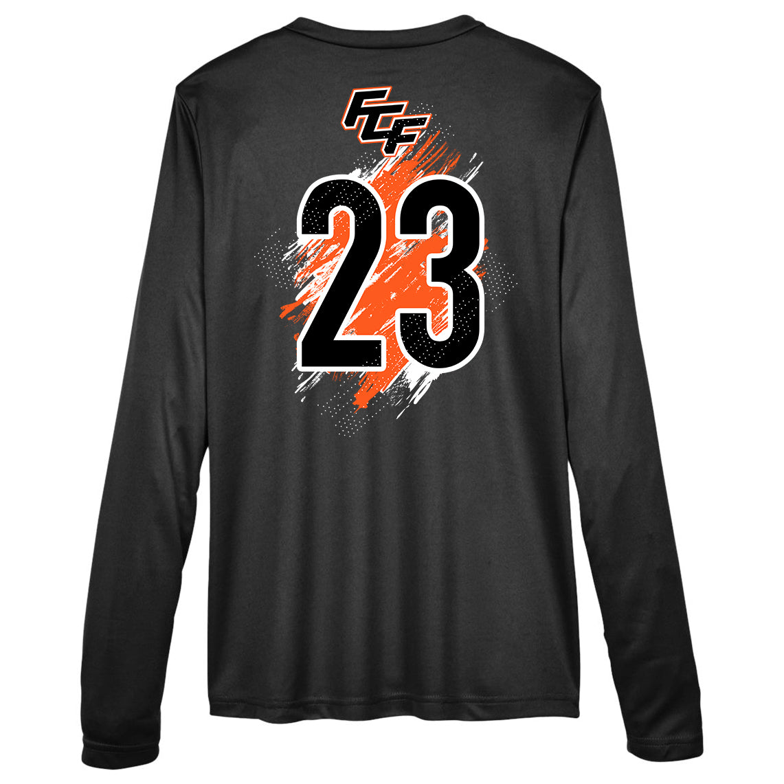 GLITCH - Team 365 TT11WL Women's Zone Performance Long-Sleeve T-Shirt - FCF Flight Baseball