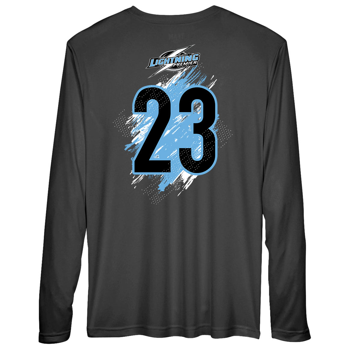 GLITCH - Team 365 Youth & Men's Zone Performance Long-Sleeve T-Shirt - Lightning Premier Softball