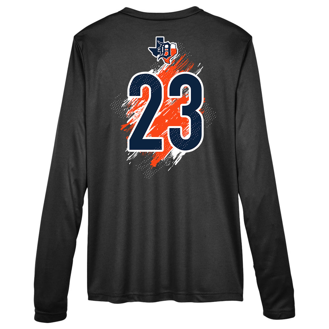 GLITCH - Team 365 TT11WL Women's Zone Performance Long-Sleeve T-Shirt - Dallas Tigers Baseball