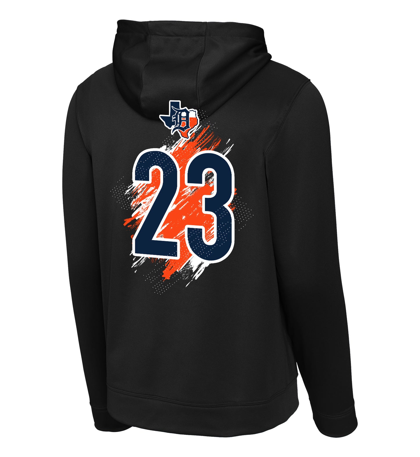 GLITCH - Sport-Tek Sport-Wick Fleece Hooded Pullover F244 - Dallas Tigers Baseball