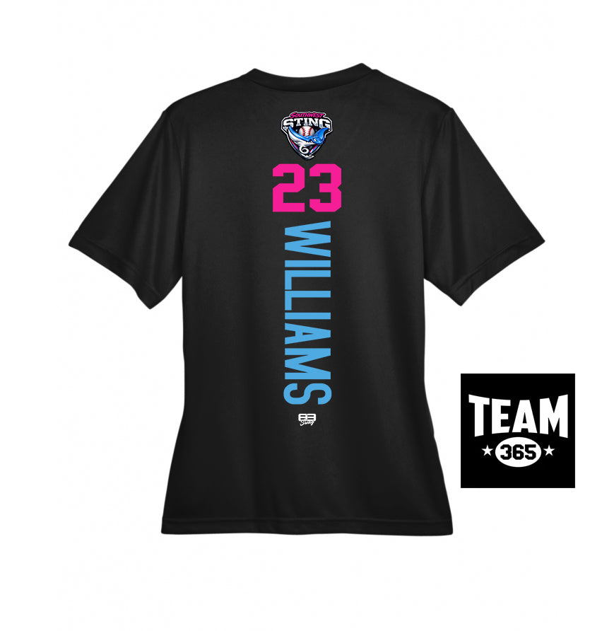 Team 365 TT11W Women's Zone Performance T-Shirt - Southwest Sting Baseball