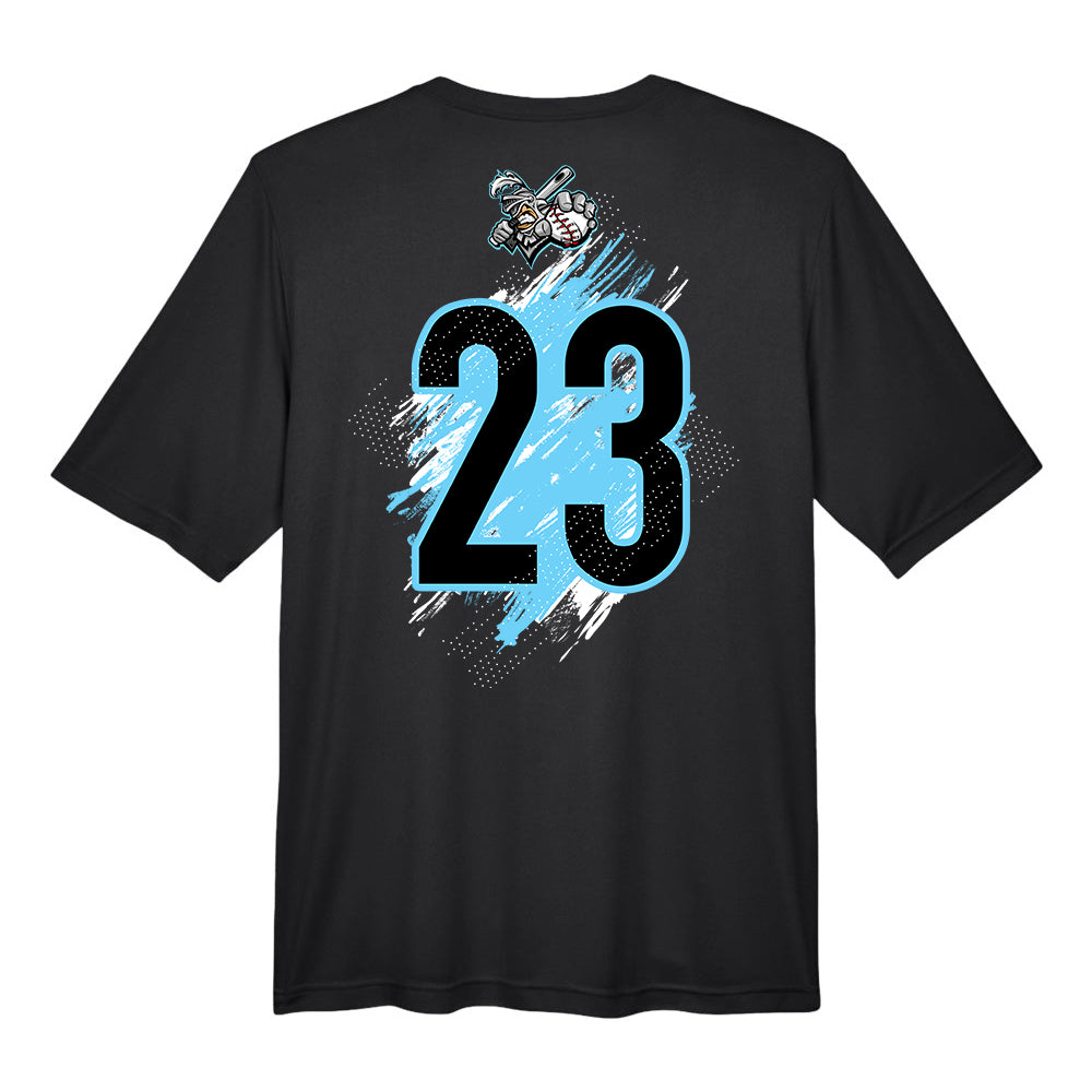 GLITCH - Team 365 Youth & Men's Zone Performance T-Shirt - Knights Baseball