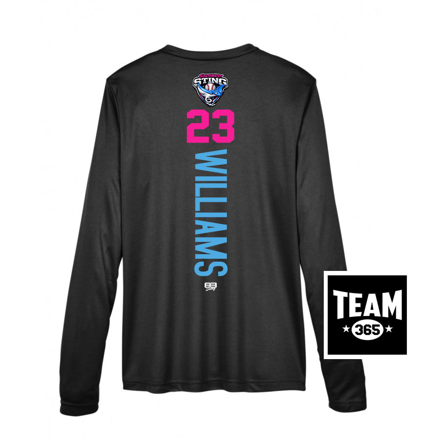 Team 365 TT11WL Women's Zone Performance Long-Sleeve T-Shirt - Southwest Sting Baseball