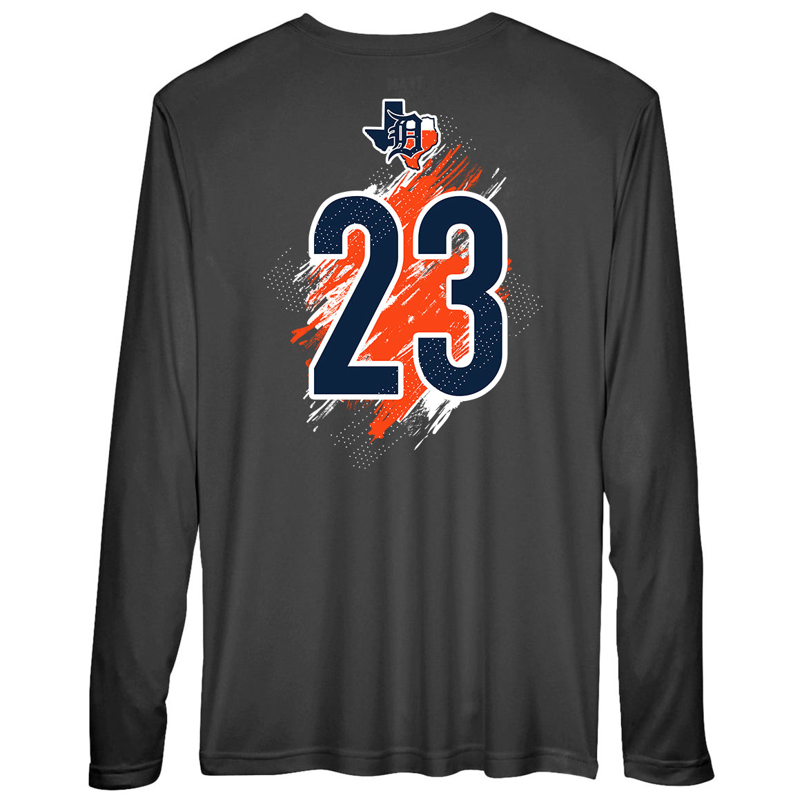 GLITCH - Team 365 Youth & Men's Zone Performance Long-Sleeve T-Shirt - Dallas Tigers Baseball