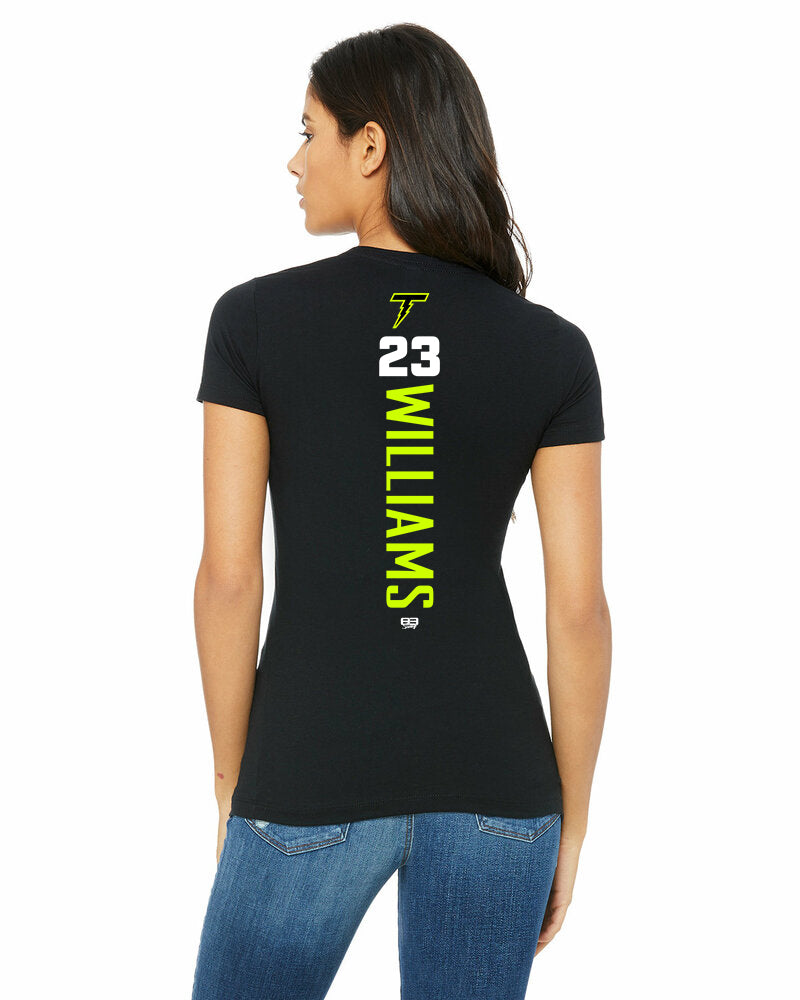 Bella + Canvas 6004 Women's The Favorite T-Shirt - Ponte Vedra Thunder Baseball