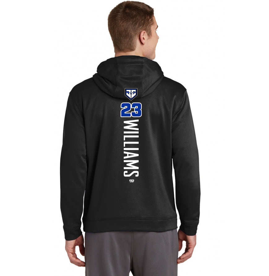 Sport-Tek Sport-Wick Fleece Hooded Pullover F244 - JCB Diamond Kings Baseball