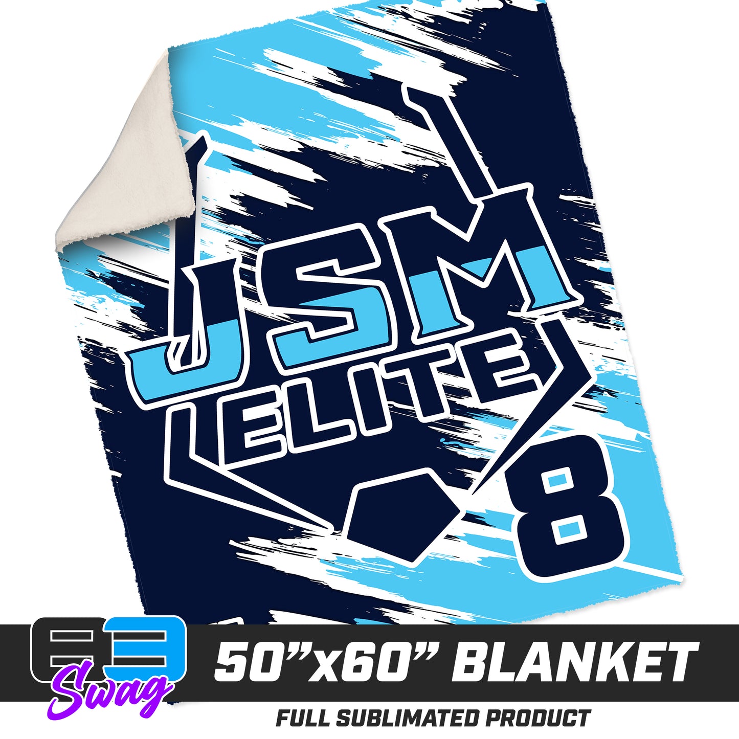 50”x60” Plush Sherpa Blanket - JSM ELITE Baseball