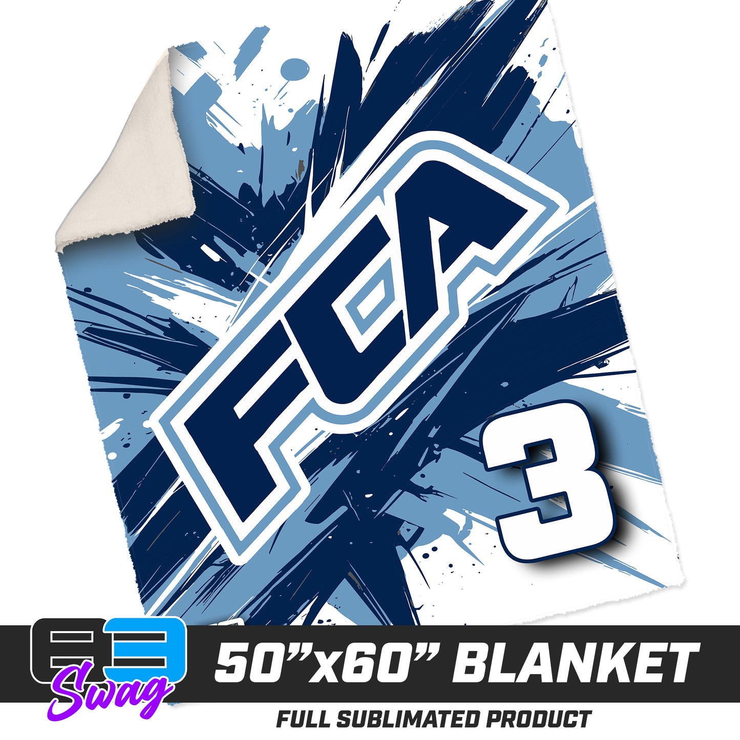 50”x60” Plush Sherpa Blanket - FCA BASEBALL 2026 VERSION