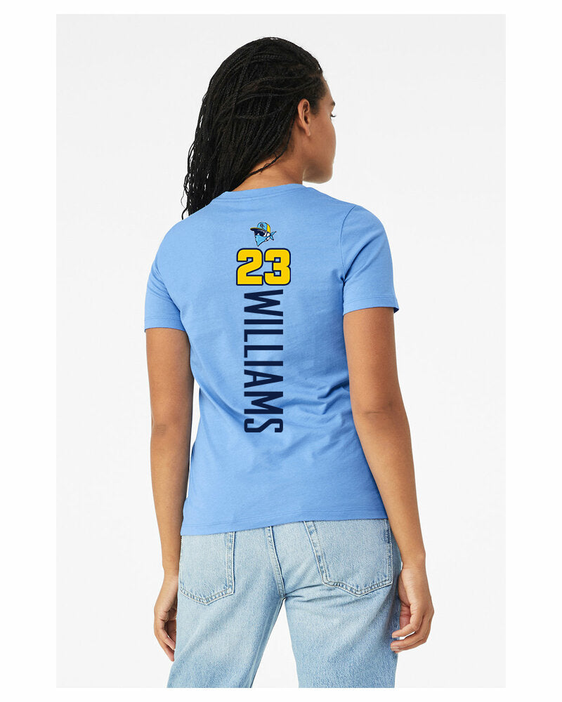 Bella + Canvas B6400 Women's Relaxed Jersey Short-Sleeve T-Shirt - Bold City Bandits Baseball